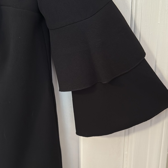 Trina Turk Black Floral Embroidered Dress, SIZE 8 NWOT - Picture 3 of 10